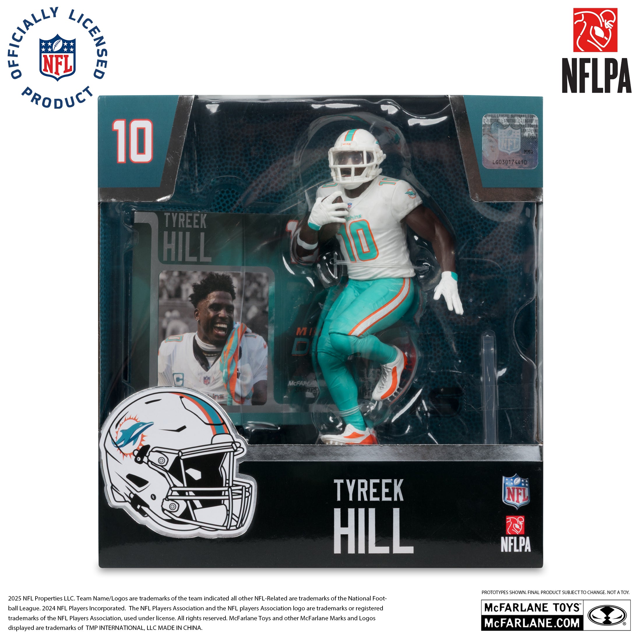 Tyreek Hill (Miami Dolphins) (Alternate Jersey)  NFL 7in Posed Figure McFarlane’s SportsPicks