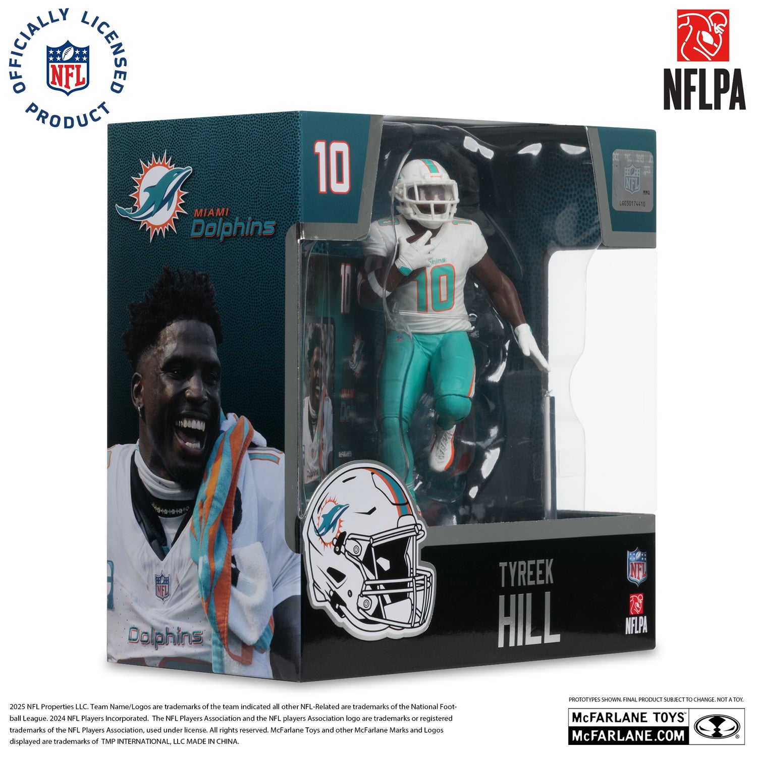 Tyreek Hill (Miami Dolphins) (Alternate Jersey)  NFL 7in Posed Figure McFarlane’s SportsPicks