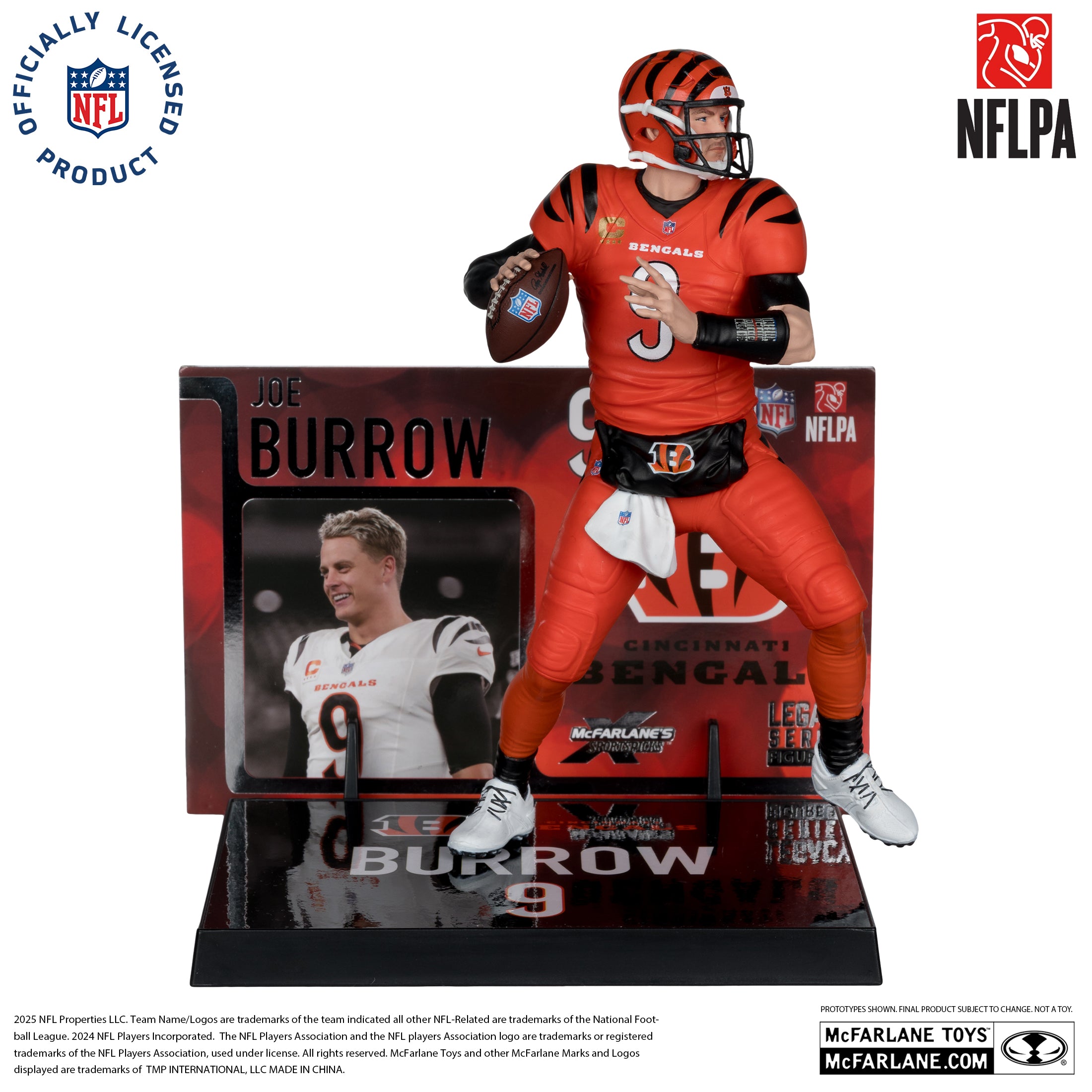 Joe Burrow (Cincinnati Bengals) (Alternate Jersey) NFL 7in Posed Figure McFarlane’s SportsPicks