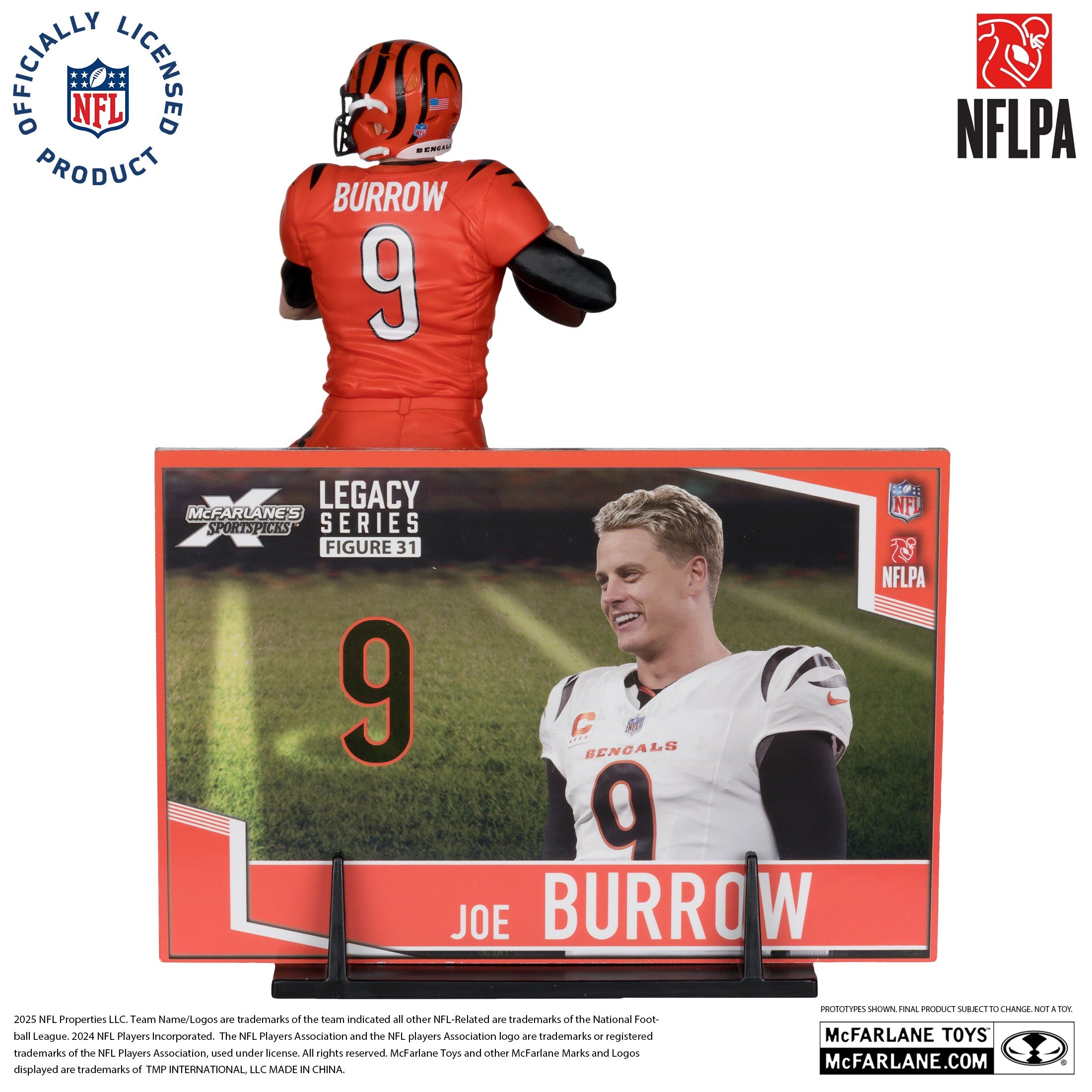 Joe Burrow (Cincinnati Bengals) (Alternate Jersey) NFL 7in Posed Figure McFarlane’s SportsPicks