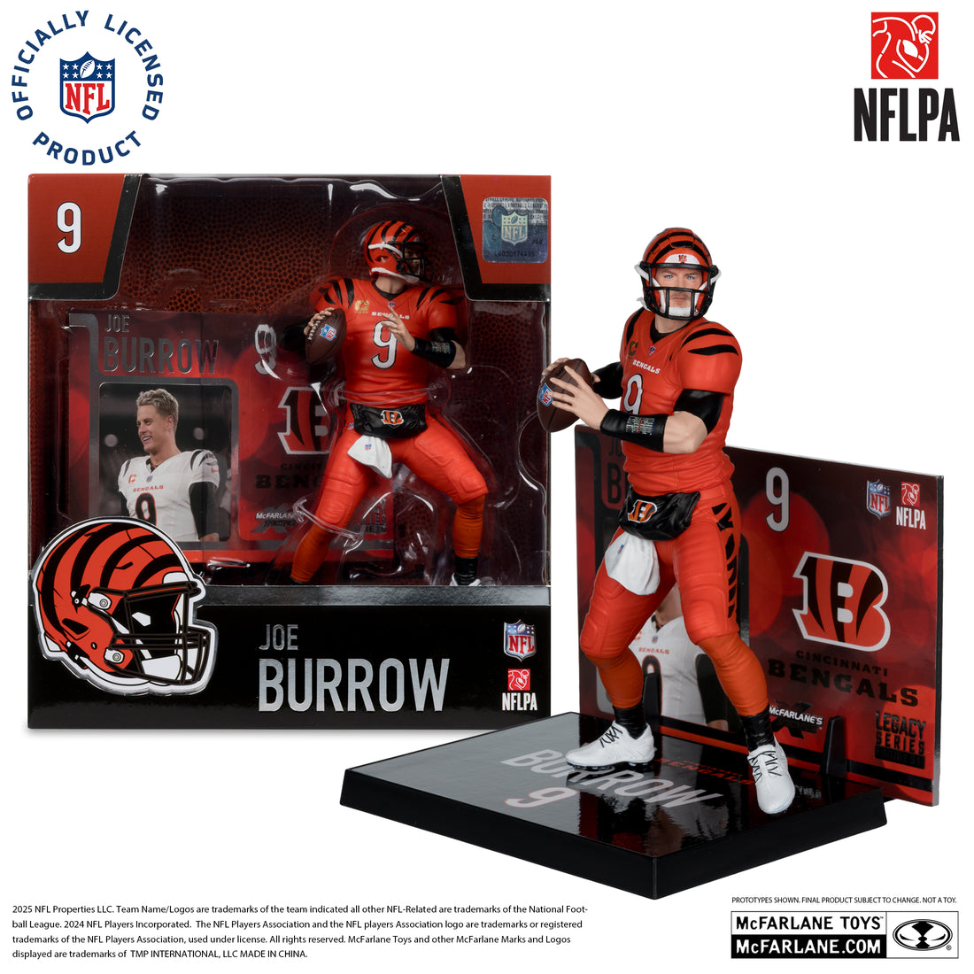 Joe Burrow (Cincinnati Bengals) (Alternate Jersey) NFL 7in Posed Figure McFarlane’s SportsPicks