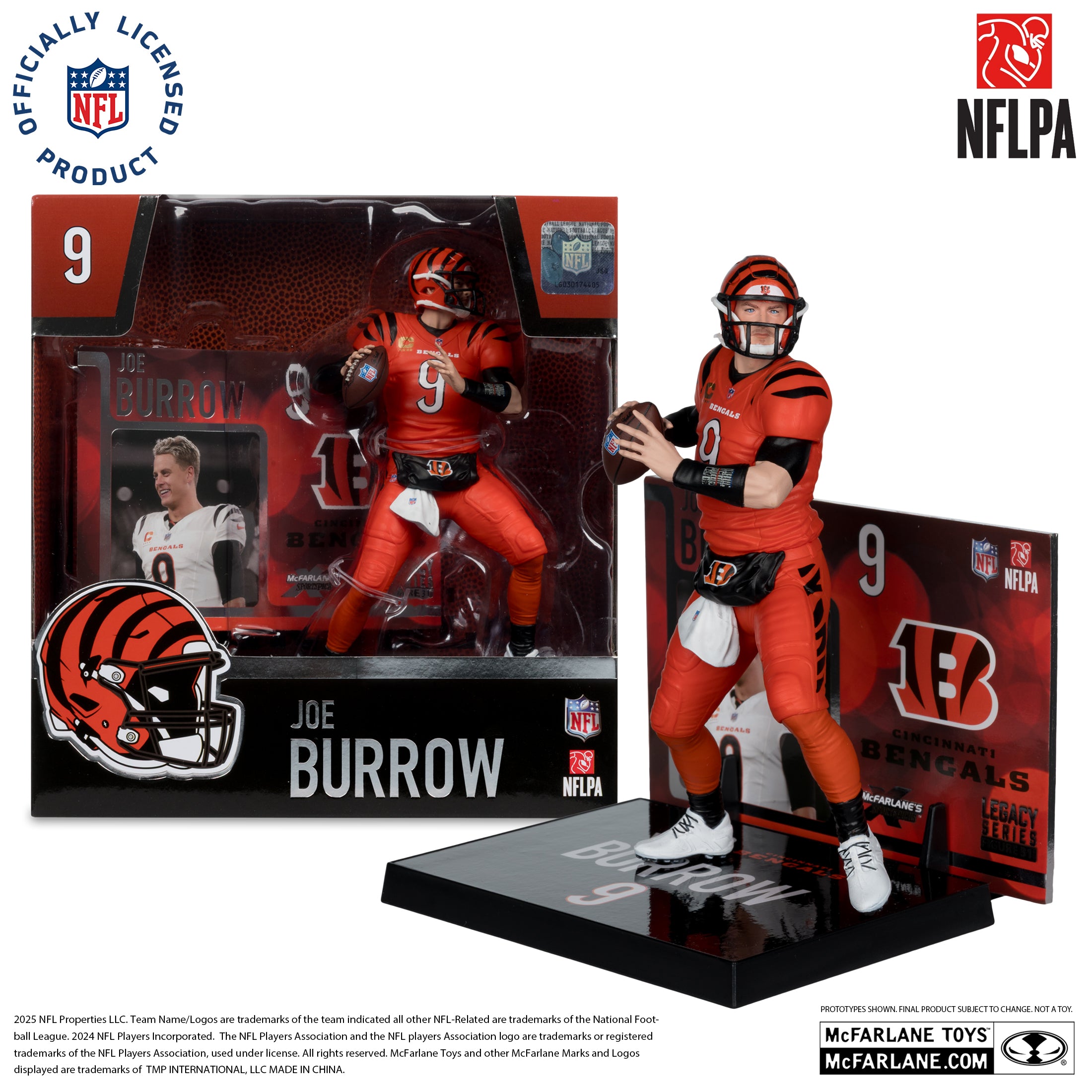Joe Burrow (Cincinnati Bengals) (Alternate Jersey) NFL 7in Posed Figure McFarlane’s SportsPicks