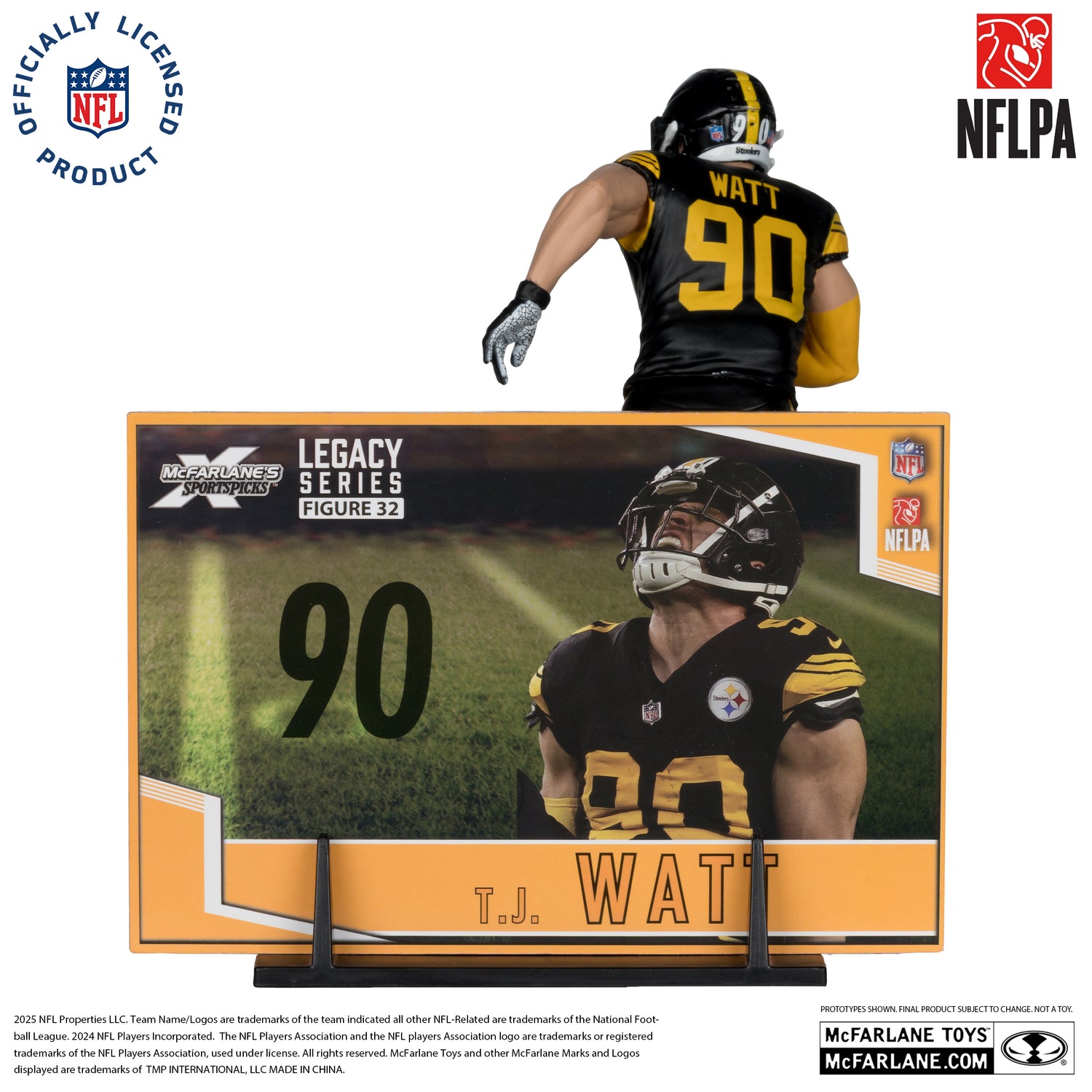 T.J. Watt (Pittsburgh Steelers) NFL 7in Posed Figure McFarlane’s SportsPicks