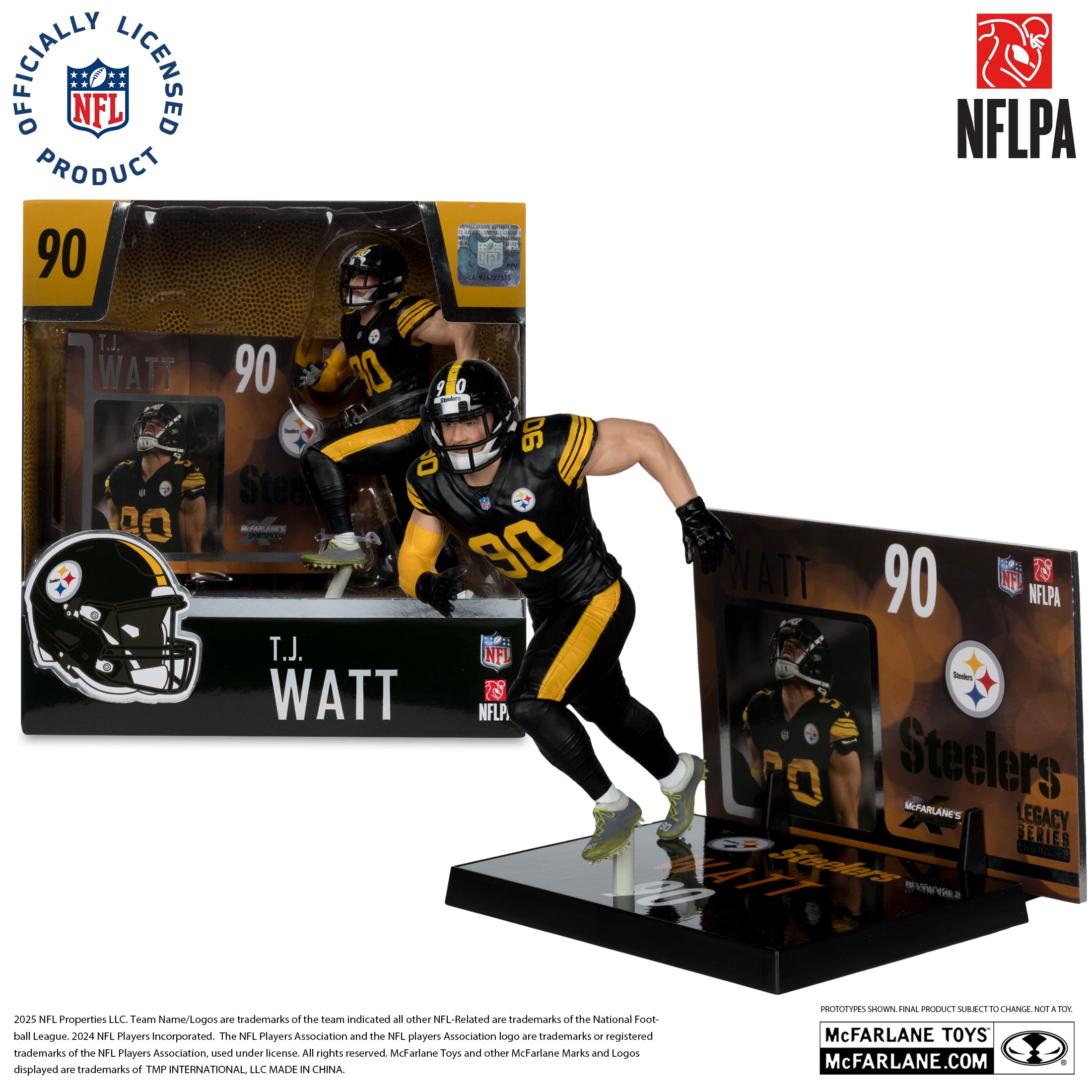 T.J. Watt (Pittsburgh Steelers) NFL 7in Posed Figure McFarlane’s SportsPicks