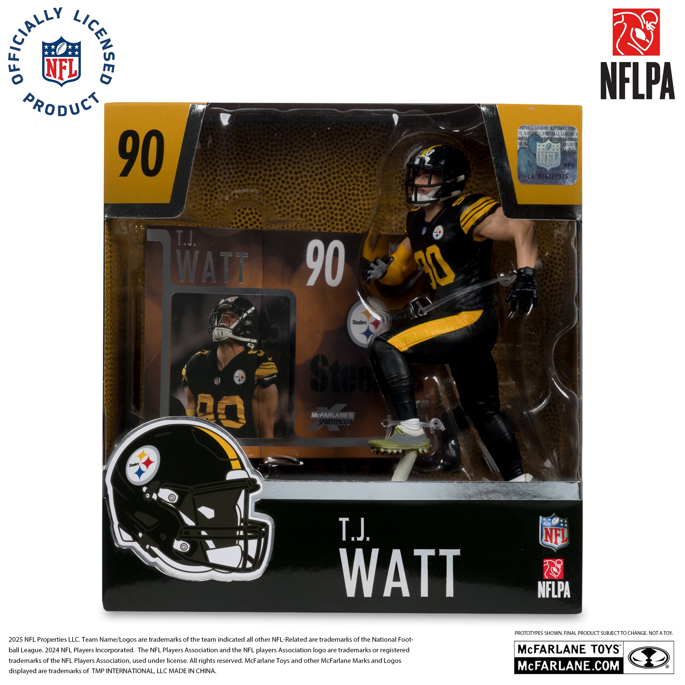 T.J. Watt (Pittsburgh Steelers) NFL 7in Posed Figure McFarlane’s SportsPicks