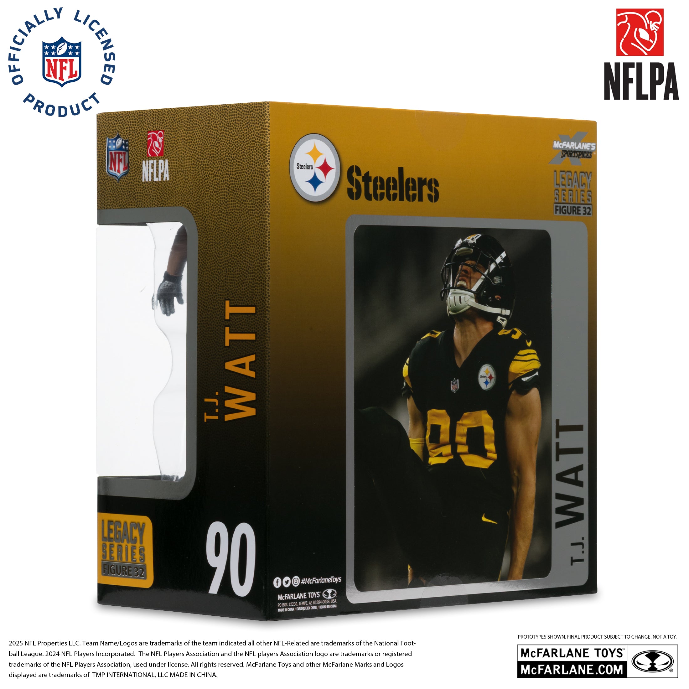 T.J. Watt (Pittsburgh Steelers) NFL 7in Posed Figure McFarlane’s SportsPicks