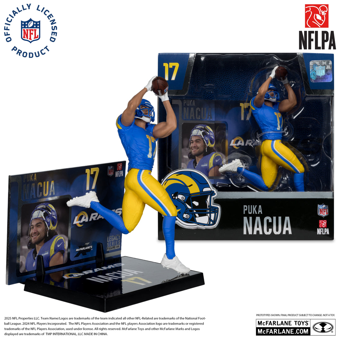 Puka Nacua (Los Angeles Rams) NFL 7in Posed Figure McFarlane’s SportsPicks