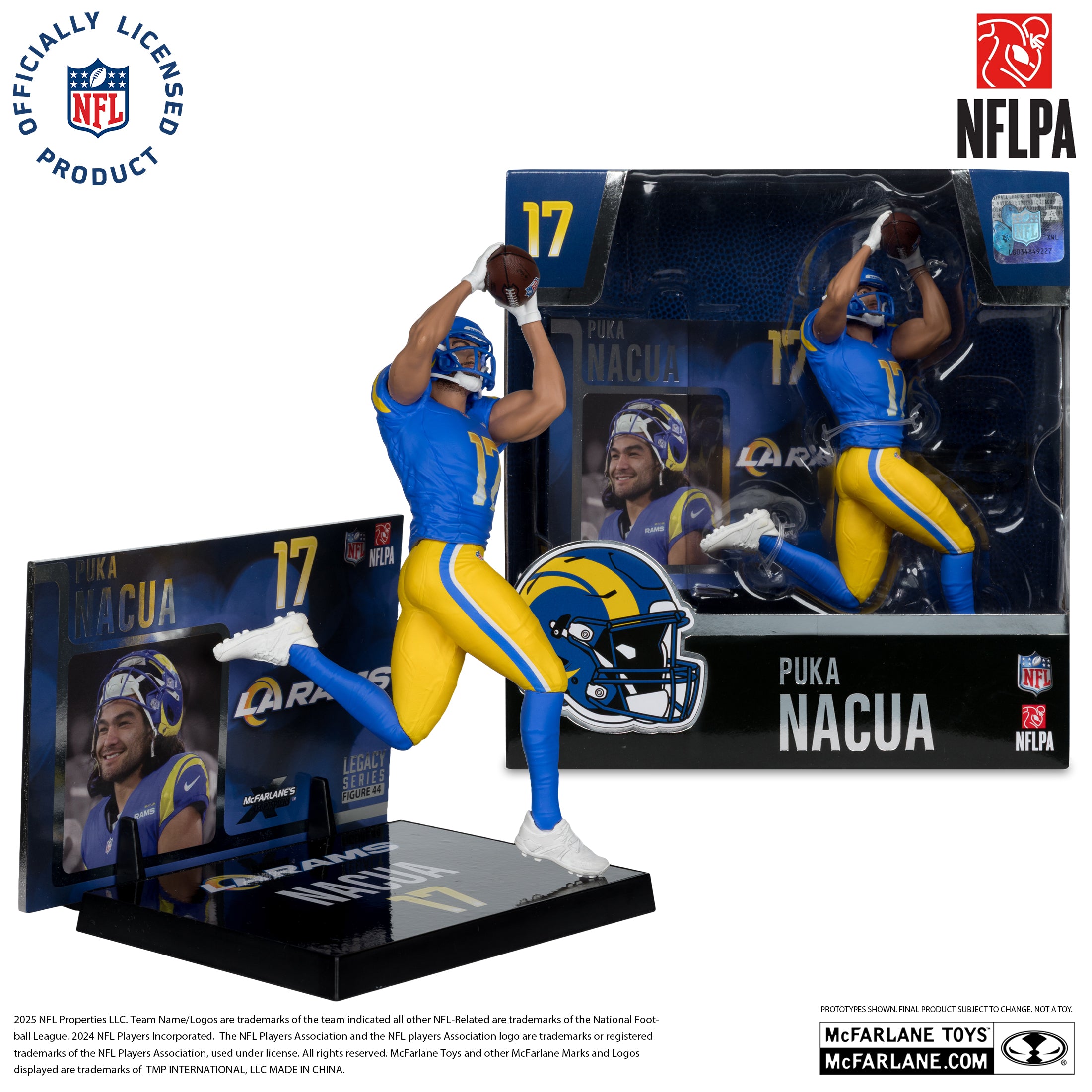 Puka Nacua (Los Angeles Rams) NFL 7in Posed Figure McFarlane’s SportsPicks