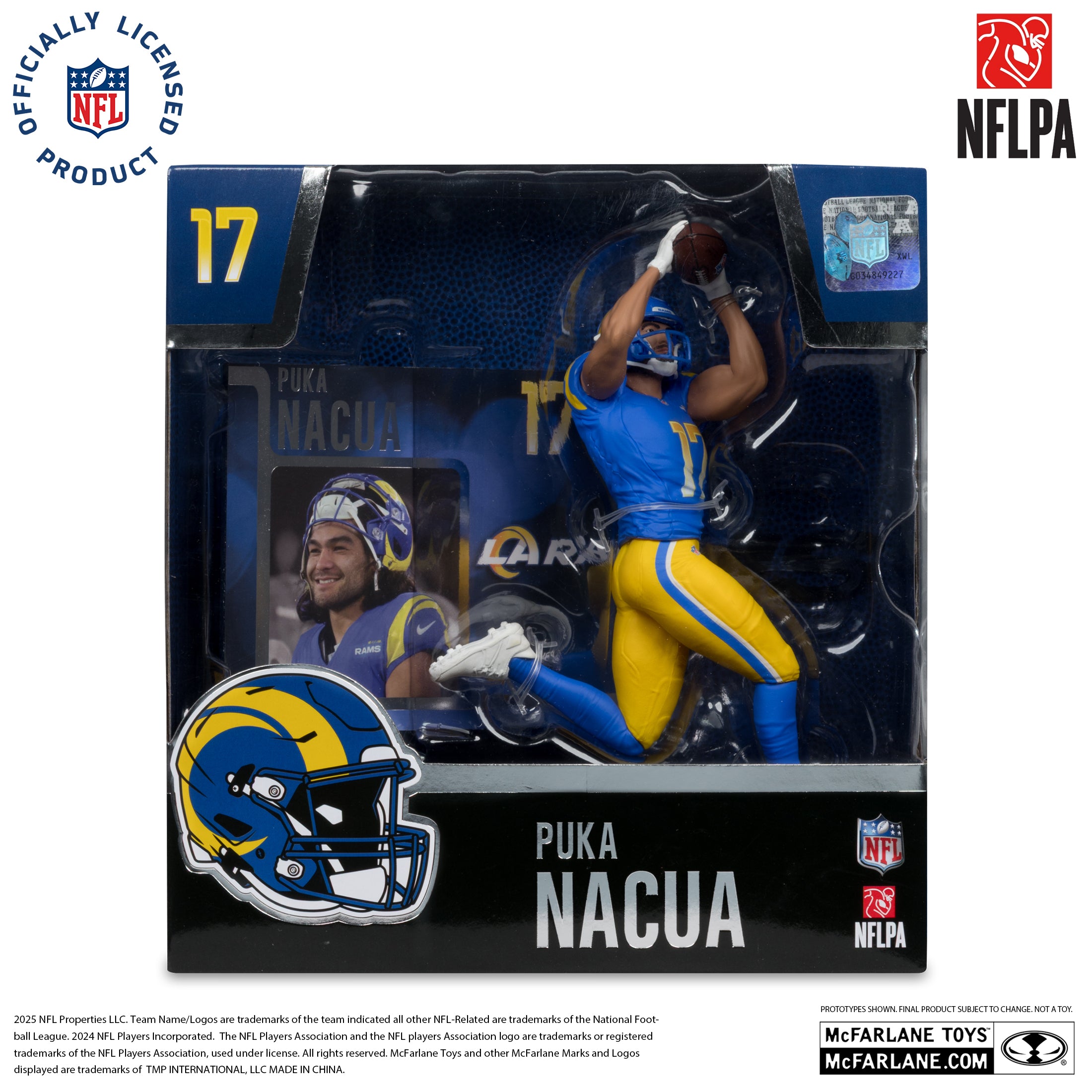 Puka Nacua (Los Angeles Rams) NFL 7in Posed Figure McFarlane’s SportsPicks