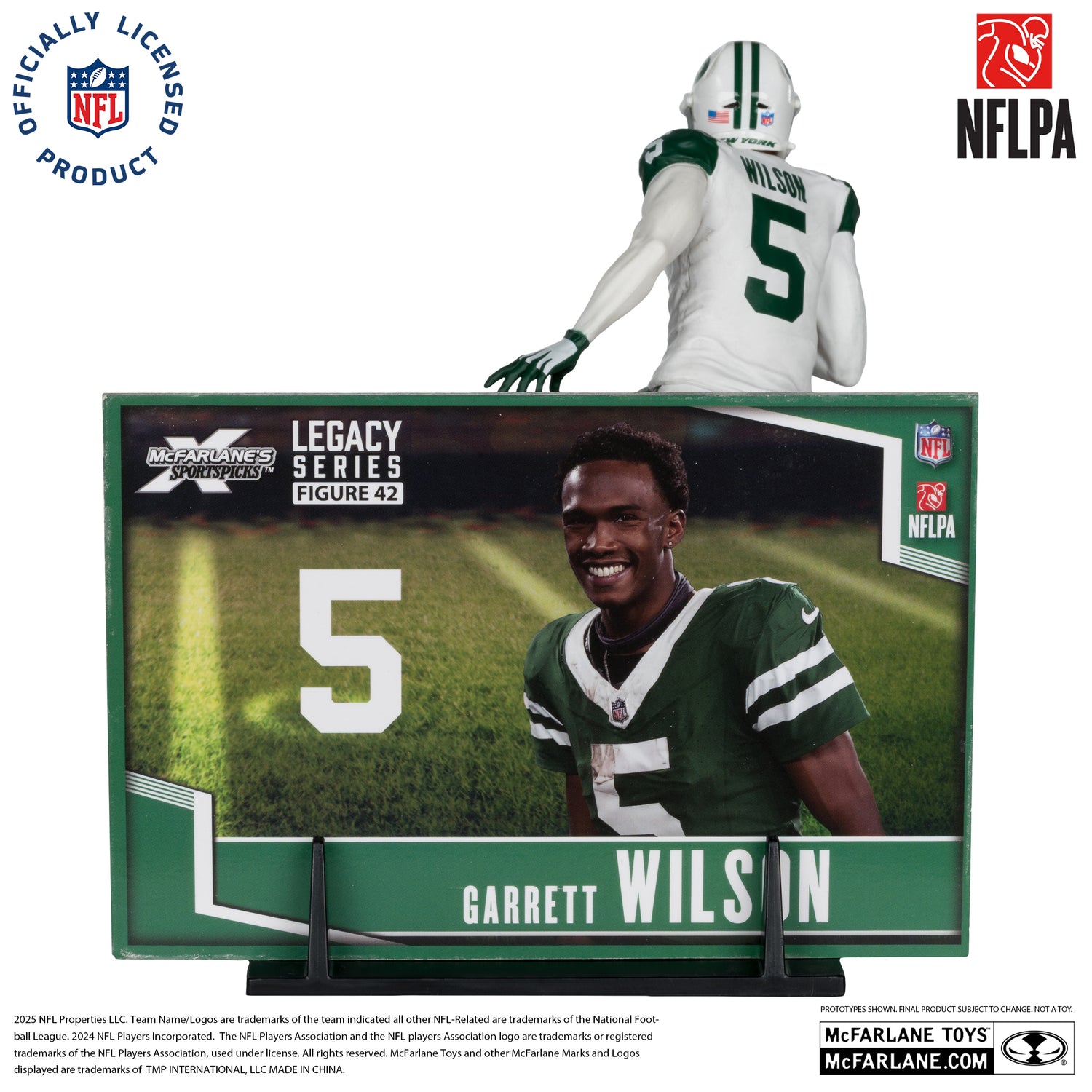 Garrett Wilson (New York Jets) NFL 7in Posed Figure McFarlane’s SportsPicks