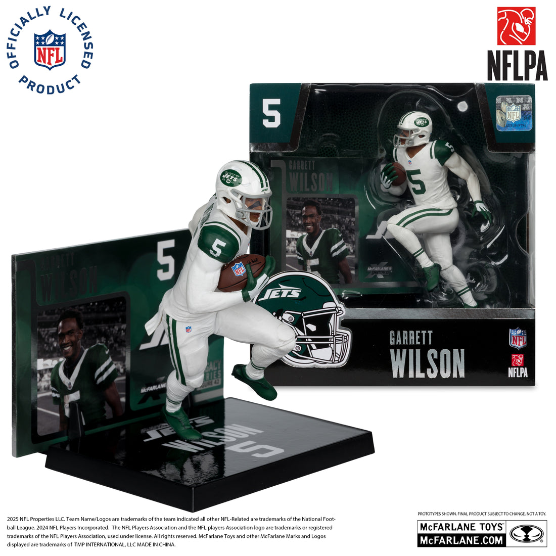Garrett Wilson (New York Jets) NFL 7in Posed Figure McFarlane’s SportsPicks