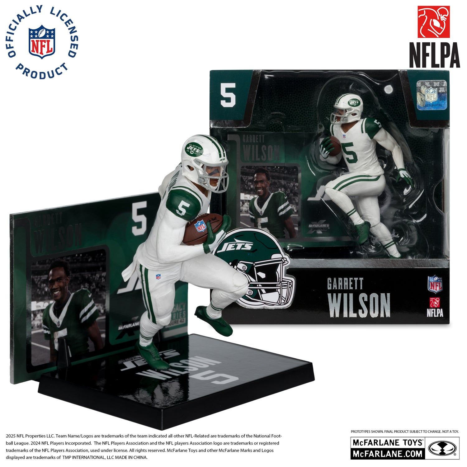 Garrett Wilson (New York Jets) NFL 7in Posed Figure McFarlane’s SportsPicks
