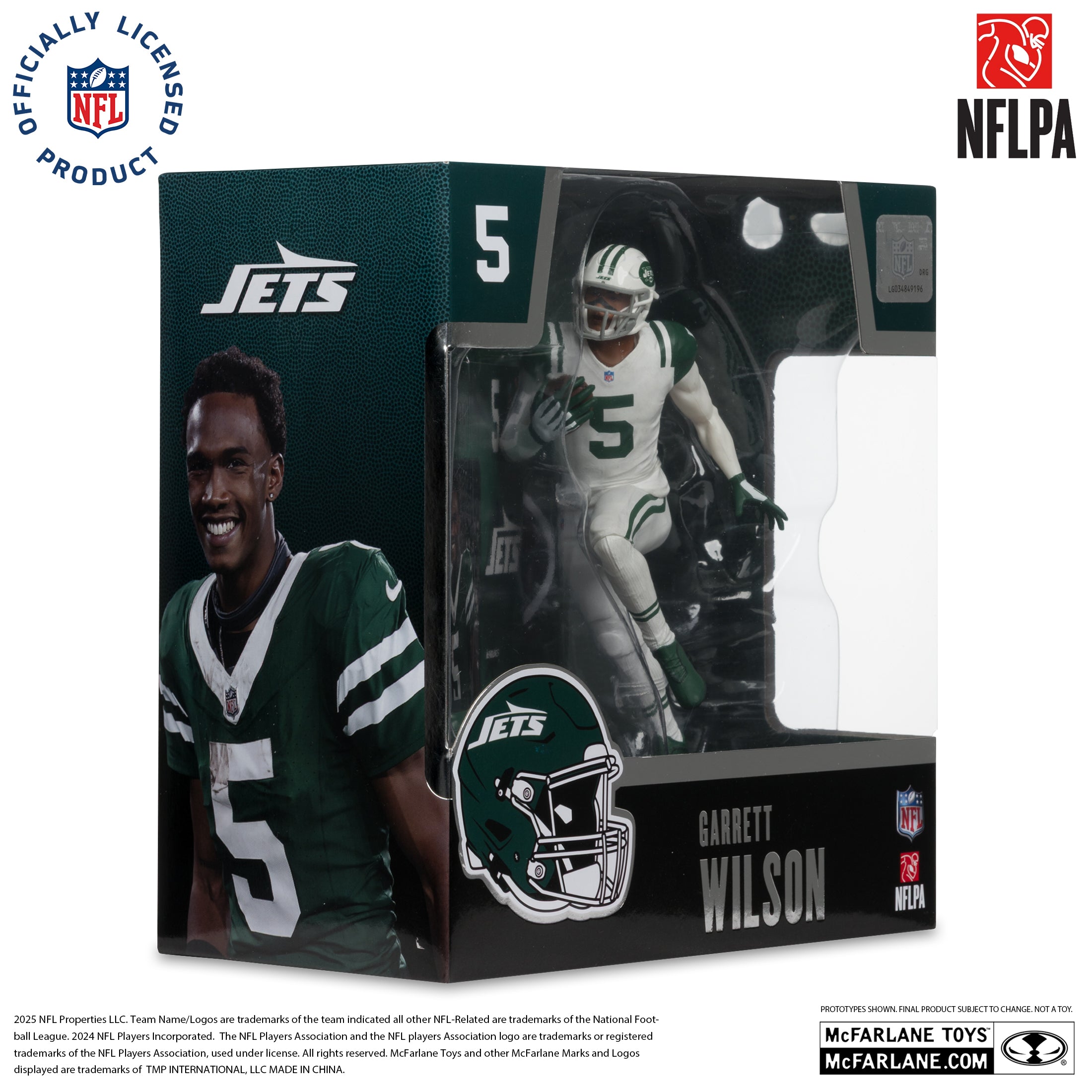 Garrett Wilson (New York Jets) NFL 7in Posed Figure McFarlane’s SportsPicks