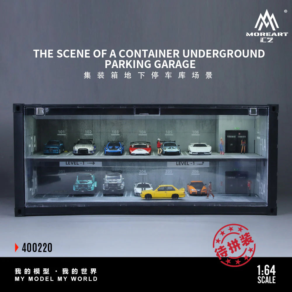 MoreArt 1/64-CONTAINER UNDERGROUND PARKING GARAGE MO400220