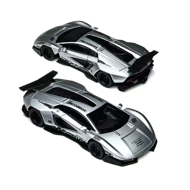 Time Micro x PSC DESIGN 1:64-Lamborghini Countach “V”  TM647704