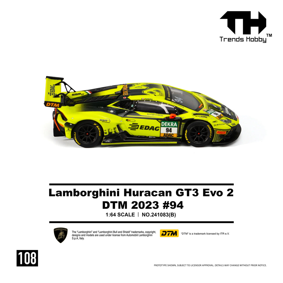 Lamborghini Huracán GT3 Evo 2 DTM 2023 