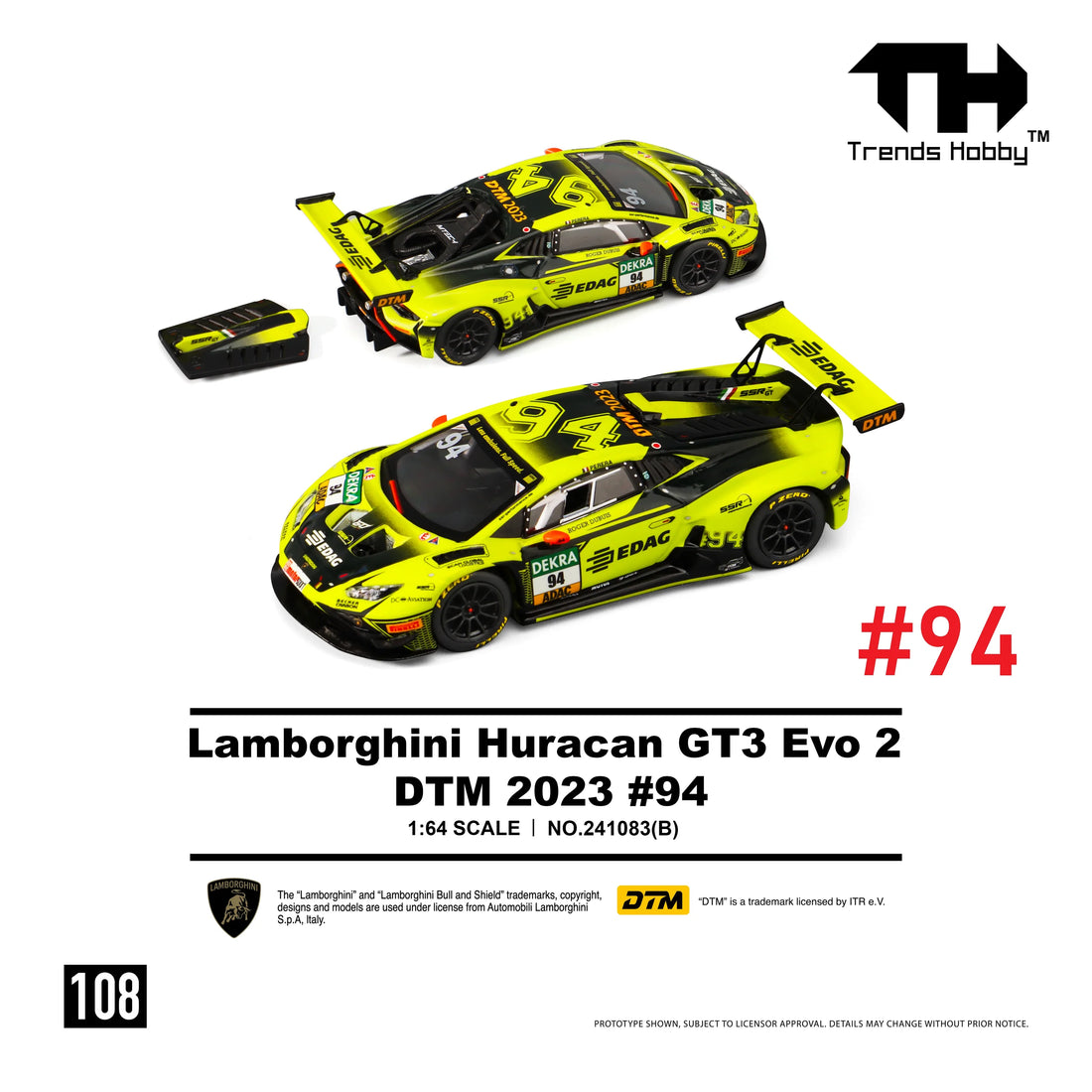 Lamborghini Huracán GT3 Evo 2 DTM 2023 