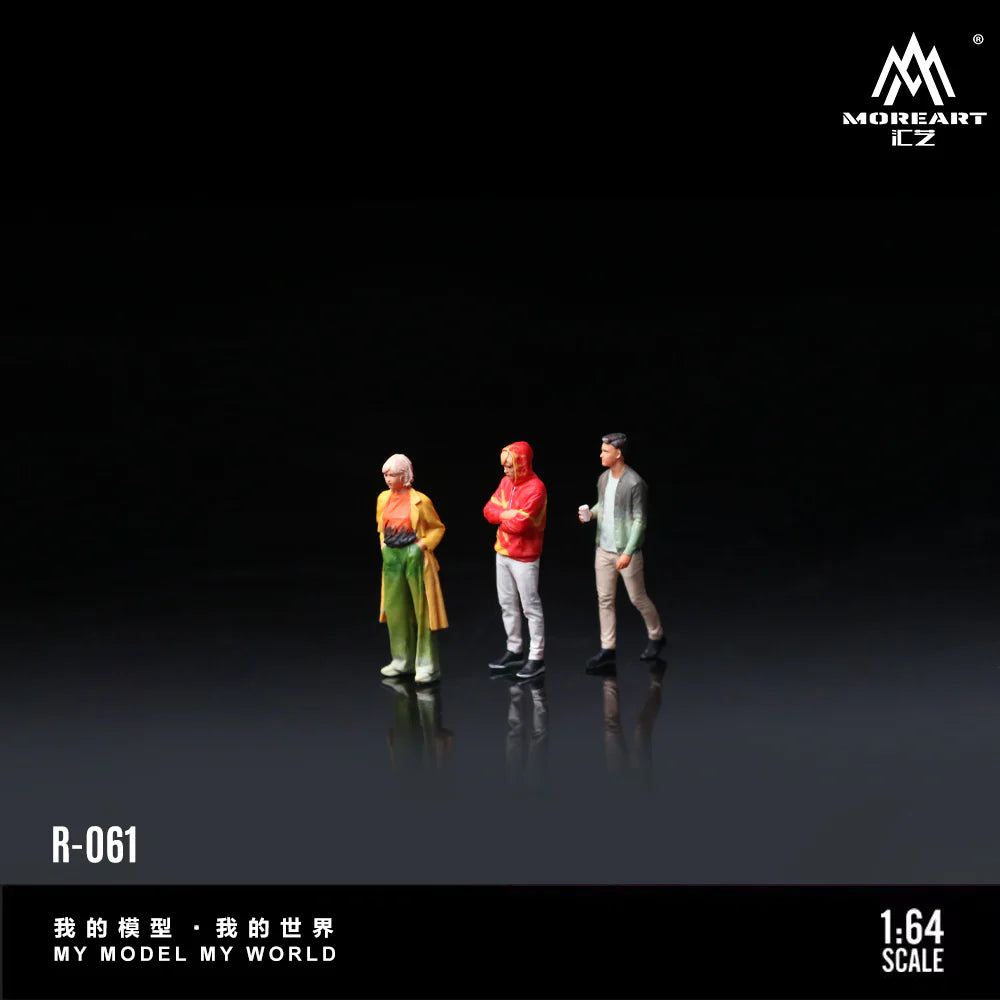 MoreArt 1:64 Diorama ensemble de figurines Fashionable Men’s and Women’s – MO223061