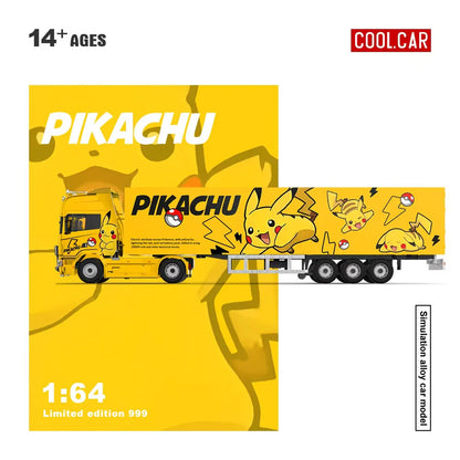 CoolCar 1/64 - Scania Container Truck- PIKACHU CC644025
