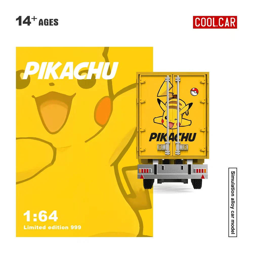 CoolCar 1/64 - Scania Container Truck- PIKACHU CC644025