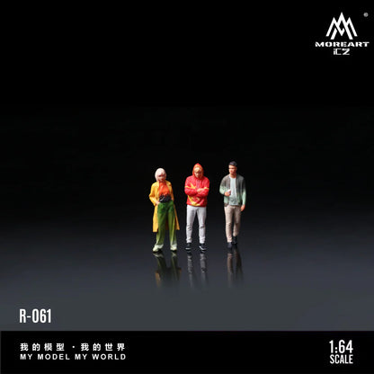 MoreArt 1:64 Diorama ensemble de figurines Fashionable Men’s and Women’s – MO223061