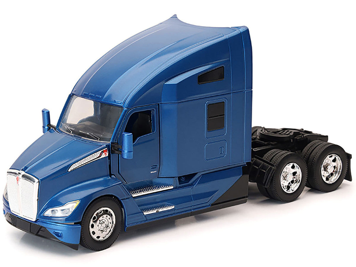 Kenworth T680 capot ouvrant – Bleu
