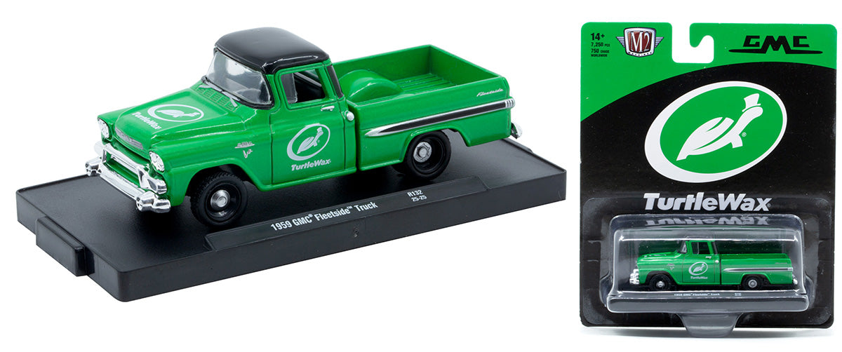 Turtlewax - camion GMC Fleetside 1959 vert M2 machines auto-drivers release 132(11228-132-B)