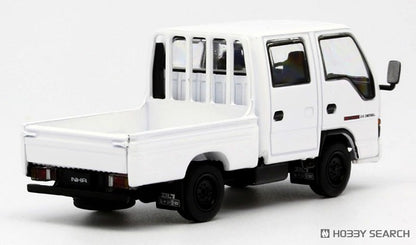 Model 1 1/64-Isuzu NHR 1987 White LHD with Canvas T66643