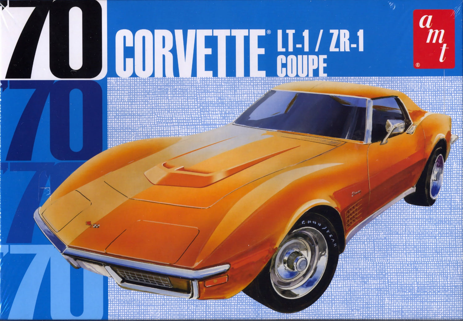 AMT Chevrolet Corvette Coupé LT-1 / ZR-1 1970 1/25 Maquette AMT1097/12