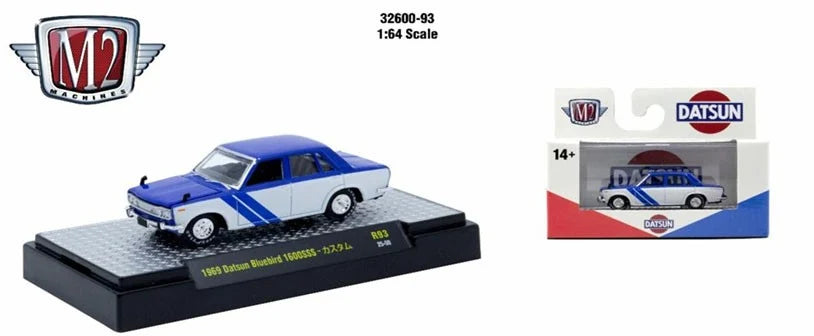 1969 Datsun Bluebird 1600SSS (M2 Machines Detroit Muscle 32600-93)