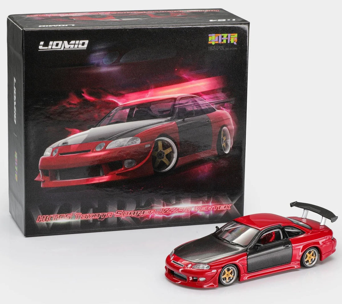 LIOMIO 1:64 Toyota Soarer JZZ30 Vertex – Exclusivité HK Toycar Salon 2026 – LI64-TSV-HKTCS