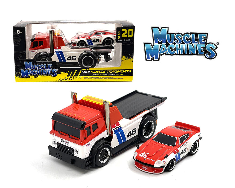 JDM Flatbed &amp; 1972 Datsun 240Z BRE Muscle Machines