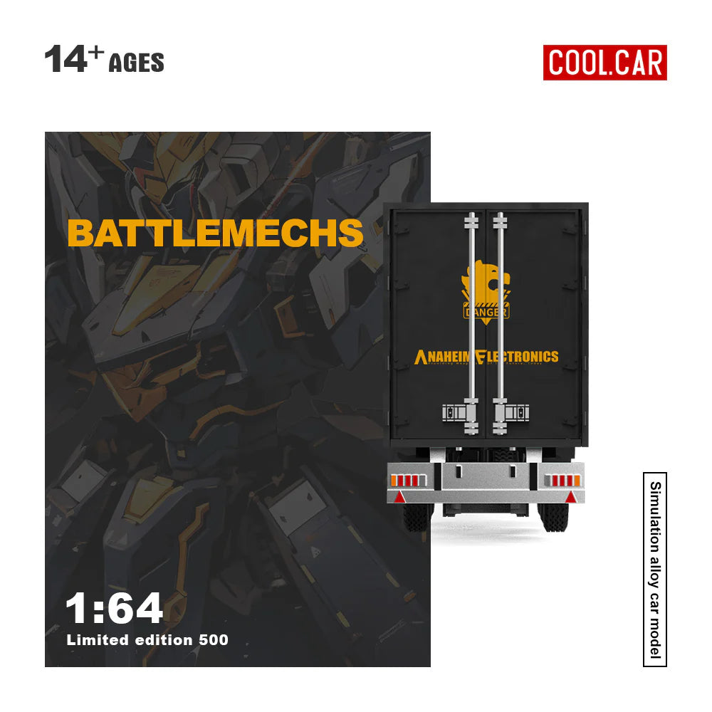 CoolCar 1/64 - Scania Container Truck- Unicorn Mecha Livery  CC644022