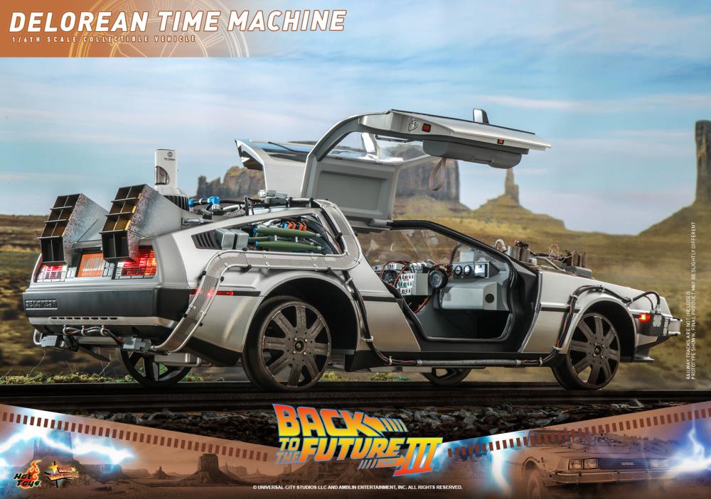 Back to the Future Part III DeLorean Time Machine 1/6th Scale