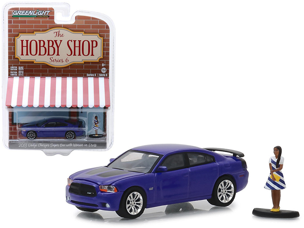 2013 Dodge Charger Super Bee with Woman in Dress, The Hobby Shop Series 6