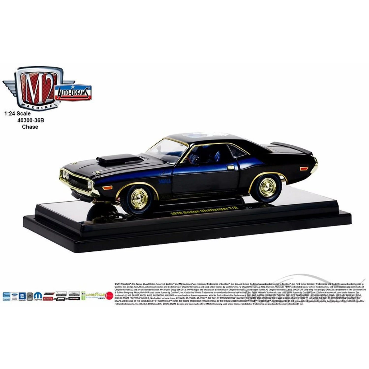Chase Cars -1970 Dodge Challenger T/A Hard Top MOPAR 75th