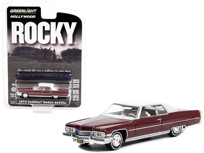 1973 Cadillac Sedan DeVille Burgundy "Rocky" (1976) Movie
