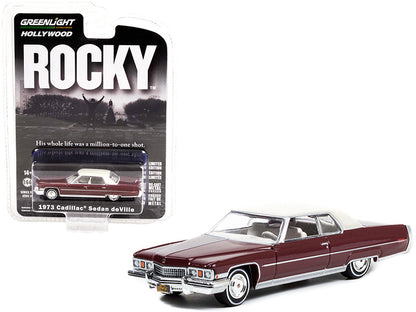 1973 Cadillac Sedan DeVille Burgundy "Rocky" (1976) Movie