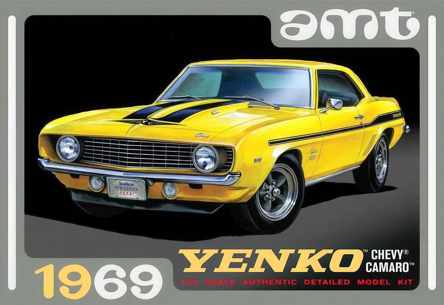 AMT 1:25 1969 Yenko Chevy Camaro Model Kit – AMT1093/12