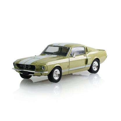 GreenLight 1:64 1967 Shelby GT-500 Fastback Lime Gold – The Mustang Stampede Series 2 – 125402-A