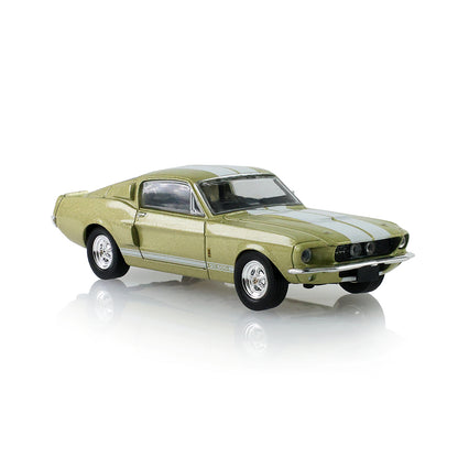 GreenLight 1:64 1967 Shelby GT-500 Fastback Lime Gold – The Mustang Stampede Series 2 – 125402-A