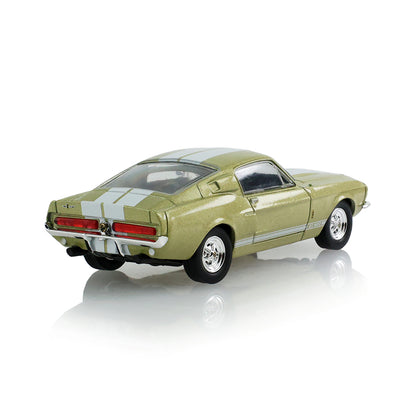 GreenLight 1:64 1967 Shelby GT-500 Fastback Lime Gold – The Mustang Stampede Series 2 – 125402-A