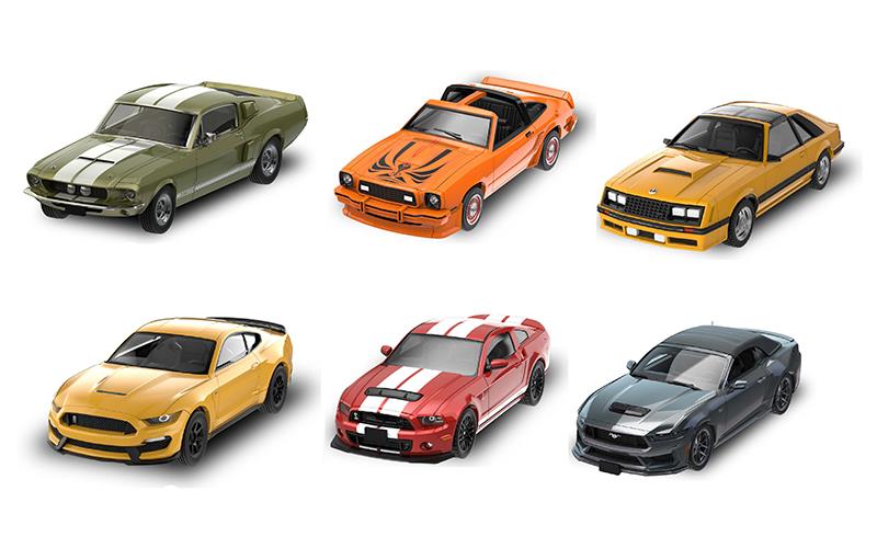 GreenLight 1:64 The Mustang Stampede Series 2 – 6-Car Set – GL125402