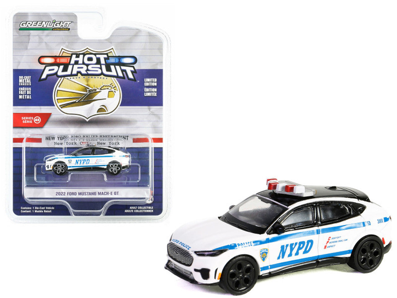 New York City Police Dept (NYPD) - 2022 Ford Mustang Mach-E Police