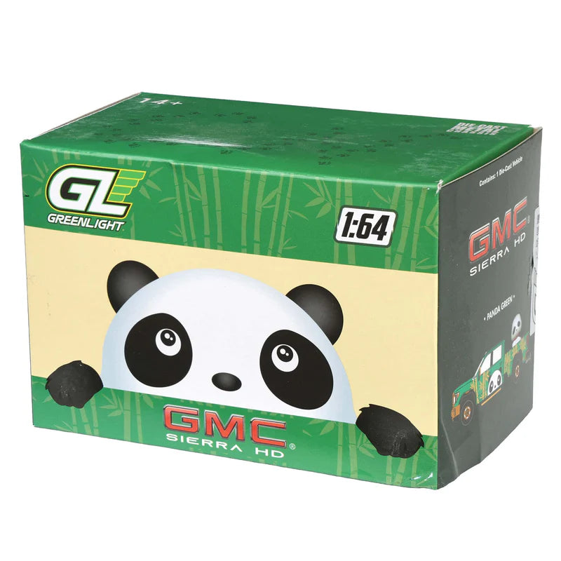 GreenLight Exclusive Edition 1:64 2022 GMC Sierra 3500 HD Denali Dually Beijing Panda GL1352003-A