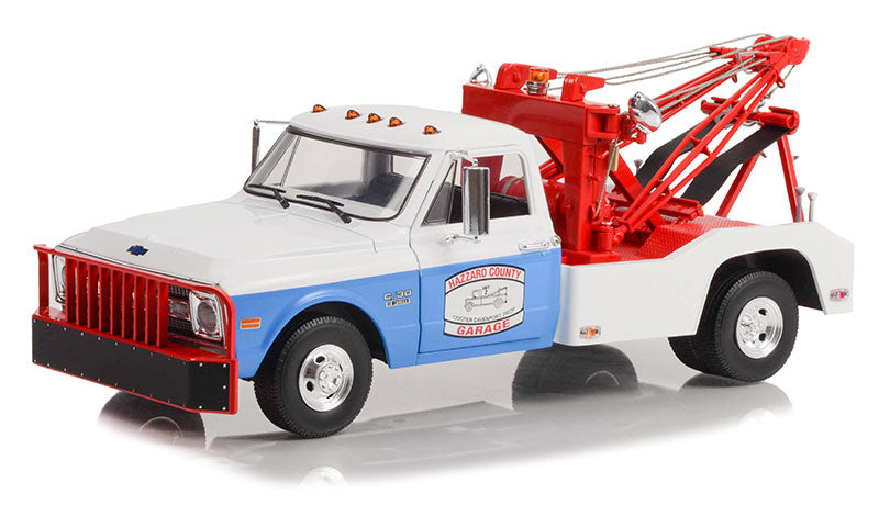 Chevrolet C-30 Dually dépanneuse 1969 Hazzard County Garage GreenLight 1:18 – GL13622