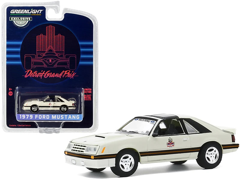 CHASE CAR – Ford Mustang 1979 – Detroit Grand Prix – Green Machine – GreenLight Hobby Exclusive 1:64 – GL30167-CHASE