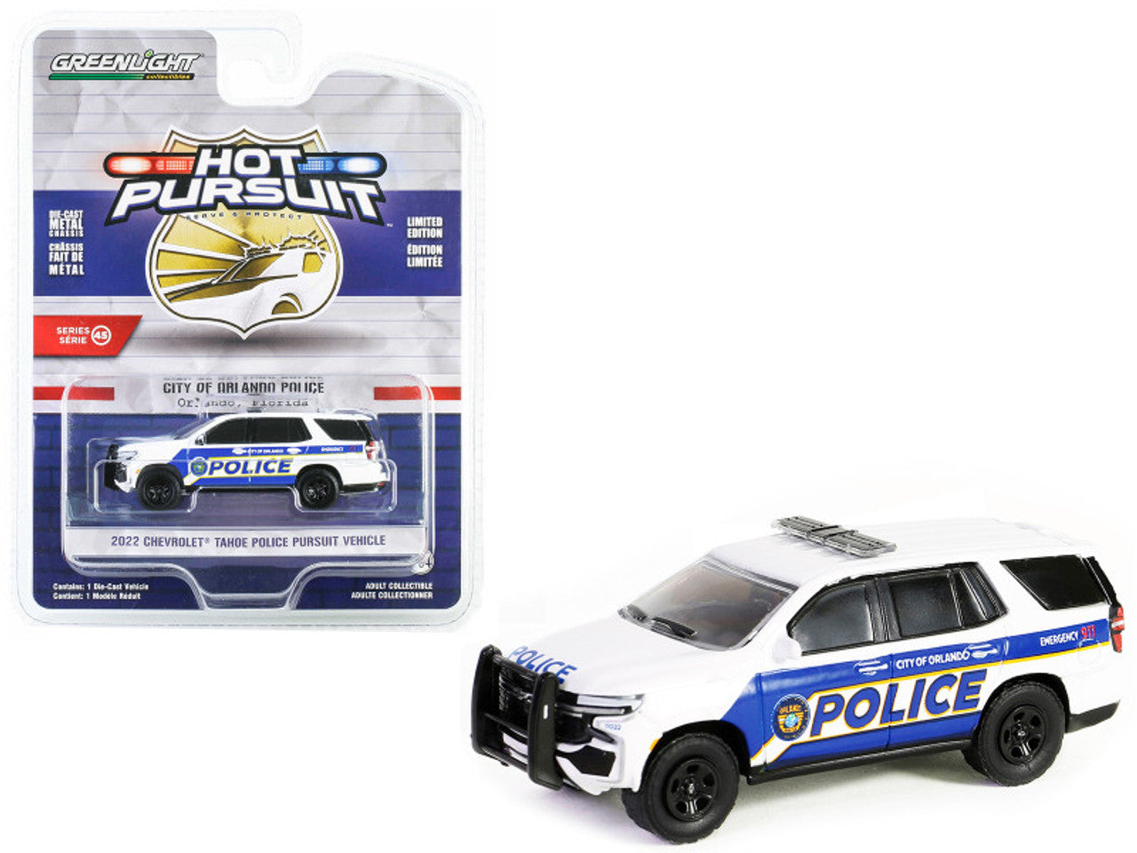 City of Orlando Police, Orlando, Florida - 2022 Chevrolet Tahoe Police Pursuit Vehicle (PPV)