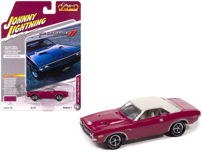 Johnny Lightning-1971 Dodge Challenger R/T (Panther Pink) JLSP417-A