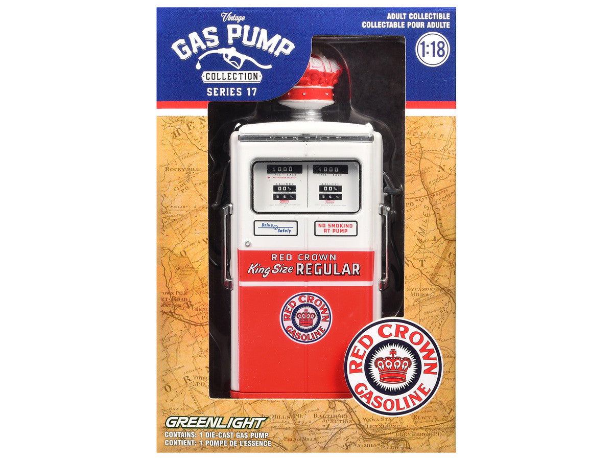 1954 Tokheim 350 Twin Gas Pump "Red Crown (GL14170-C)